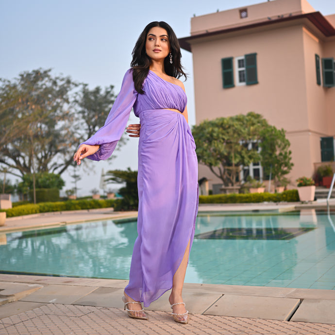 Powdered Plum Dress